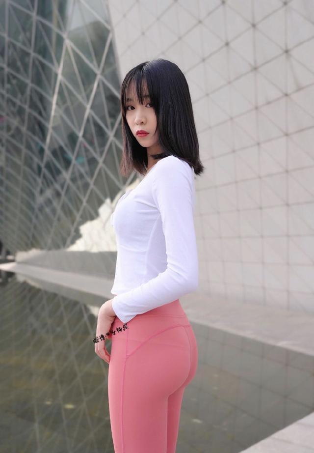 图片[4]-粉色瑜伽裤年轻女孩 J1311 417P17V-14.9GB-学妹图库