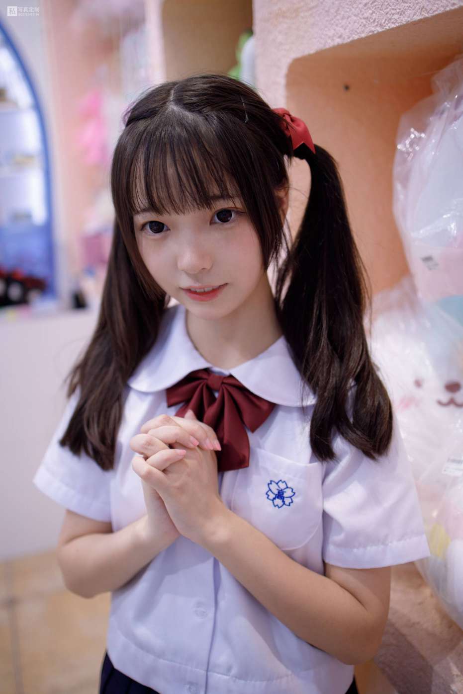 图片[4]-眼神好清澈的双马尾白丝女孩【75P】20019-学妹图库